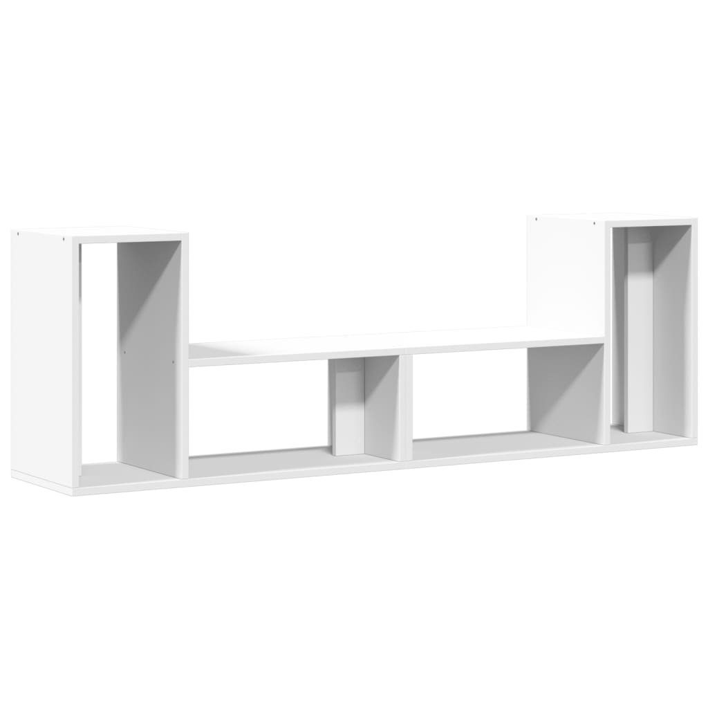Wall TV Cabinets 2pcs White 75x30x50 cm in Multilayer Wood