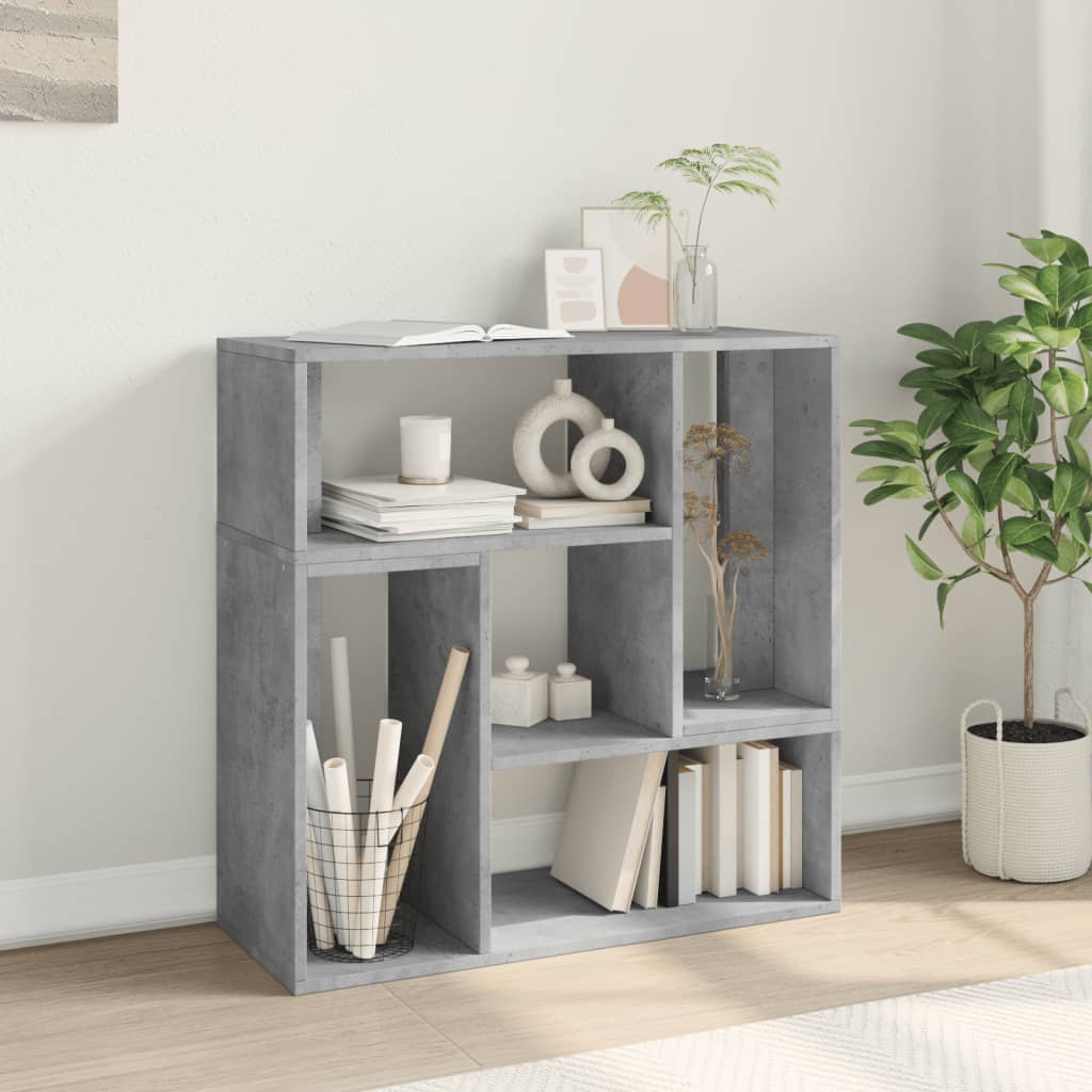 Mobili TV Muro 2pz Grigio Cemento 75x30x50 cm Legno Multistrato