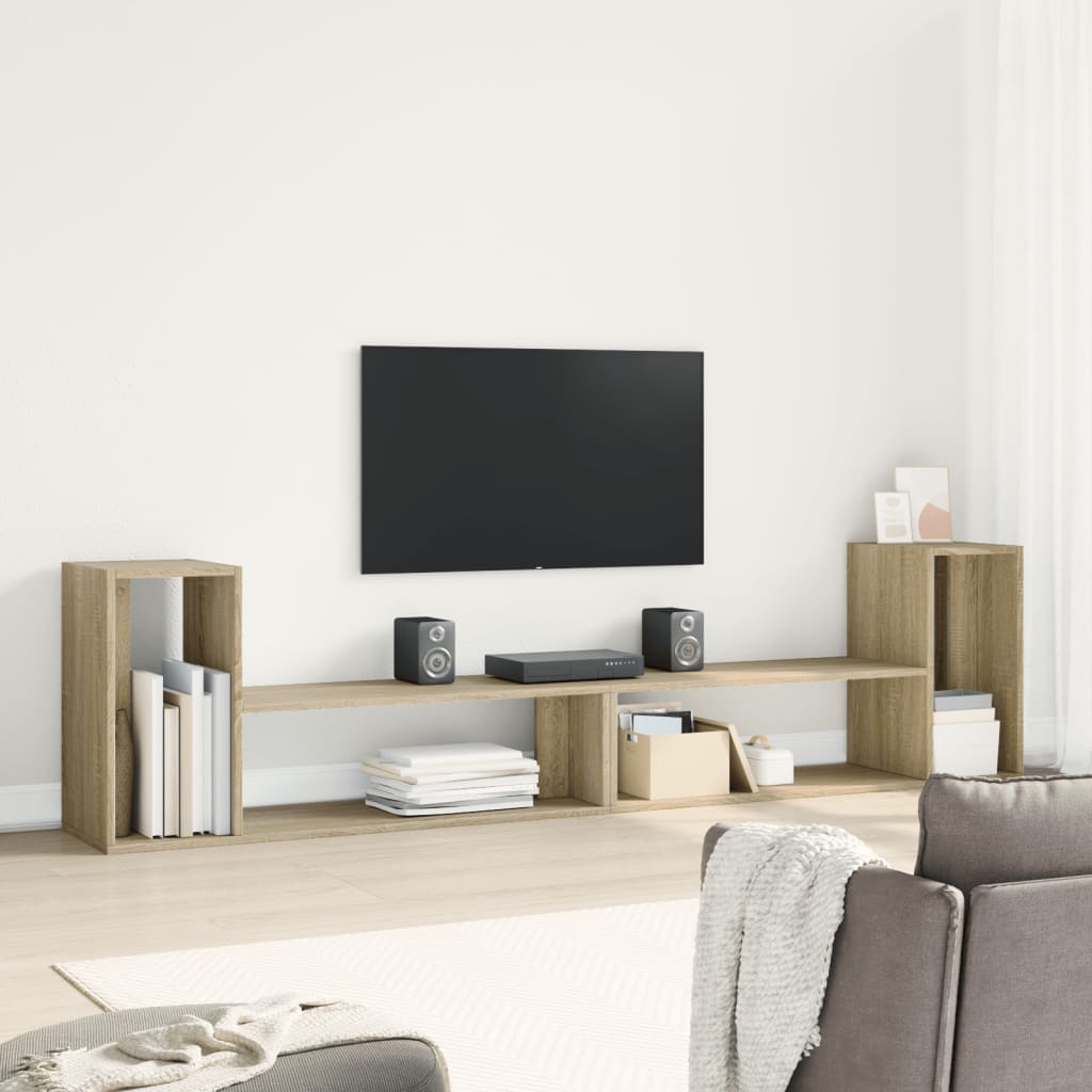 Mobili TV 2 pz Rovere Sonoma 100x30x50 cm in Legno Multistrato