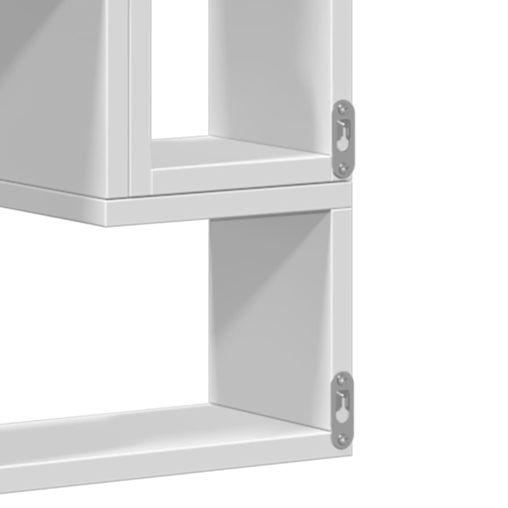 Scaffale a Parete Bianco 90x12x64 cm in Legno Multistrato | homemem39
