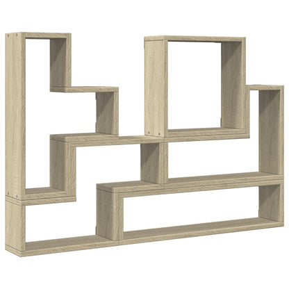 Scaffale a Parete Rovere Sonoma 96x12x64cm in Legno Multistrato | homemem39