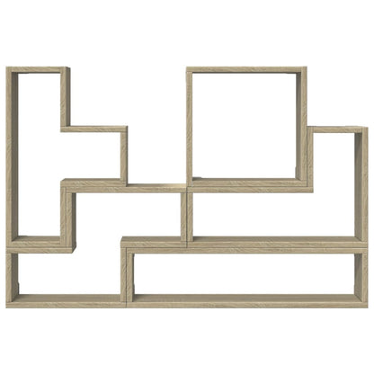 Scaffale a Parete Rovere Sonoma 96x12x64cm in Legno Multistrato | homemem39