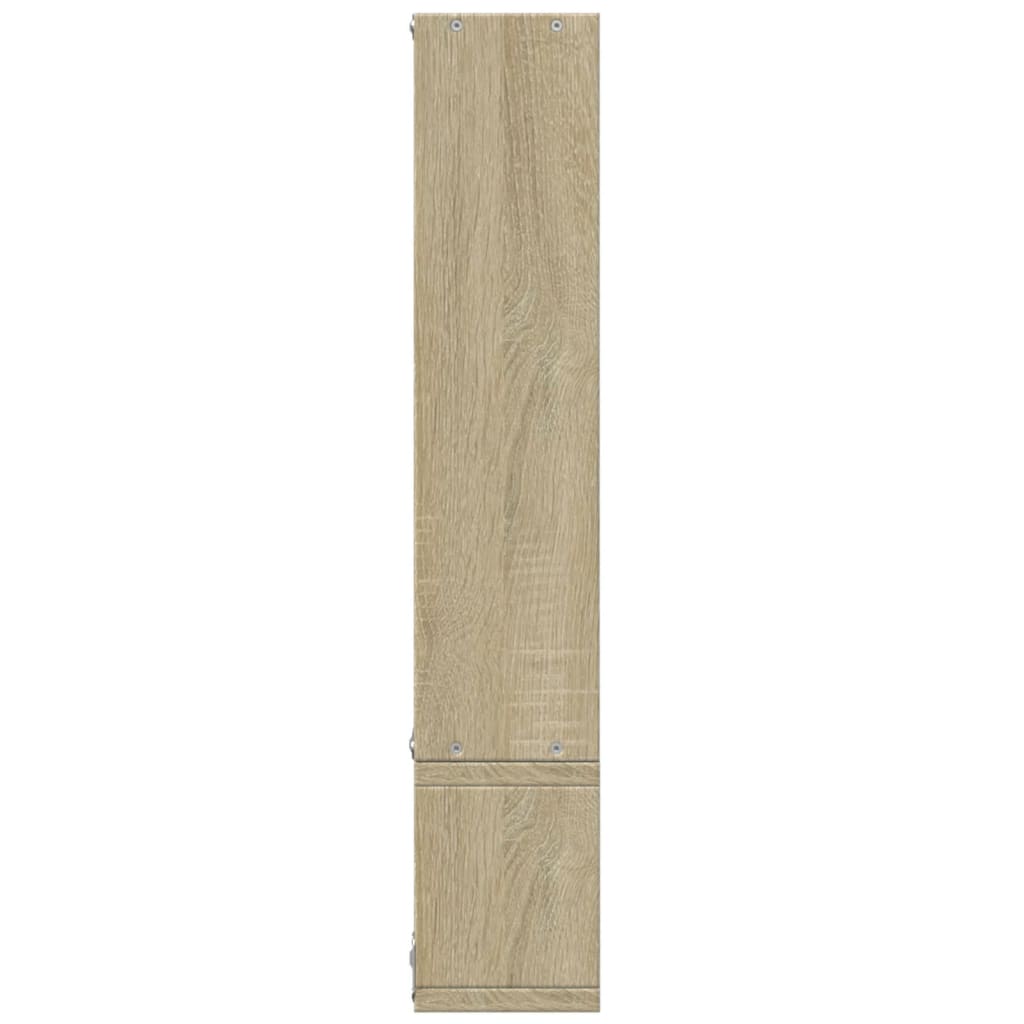 Scaffale a Parete Rovere Sonoma 96x12x64cm in Legno Multistrato