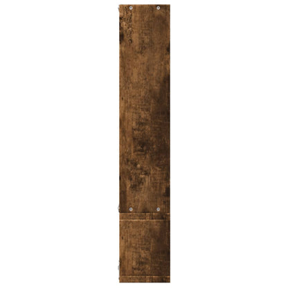 Mensola a Muro Rovere Fumo 96x12x64 cm in Legno Multistrato
