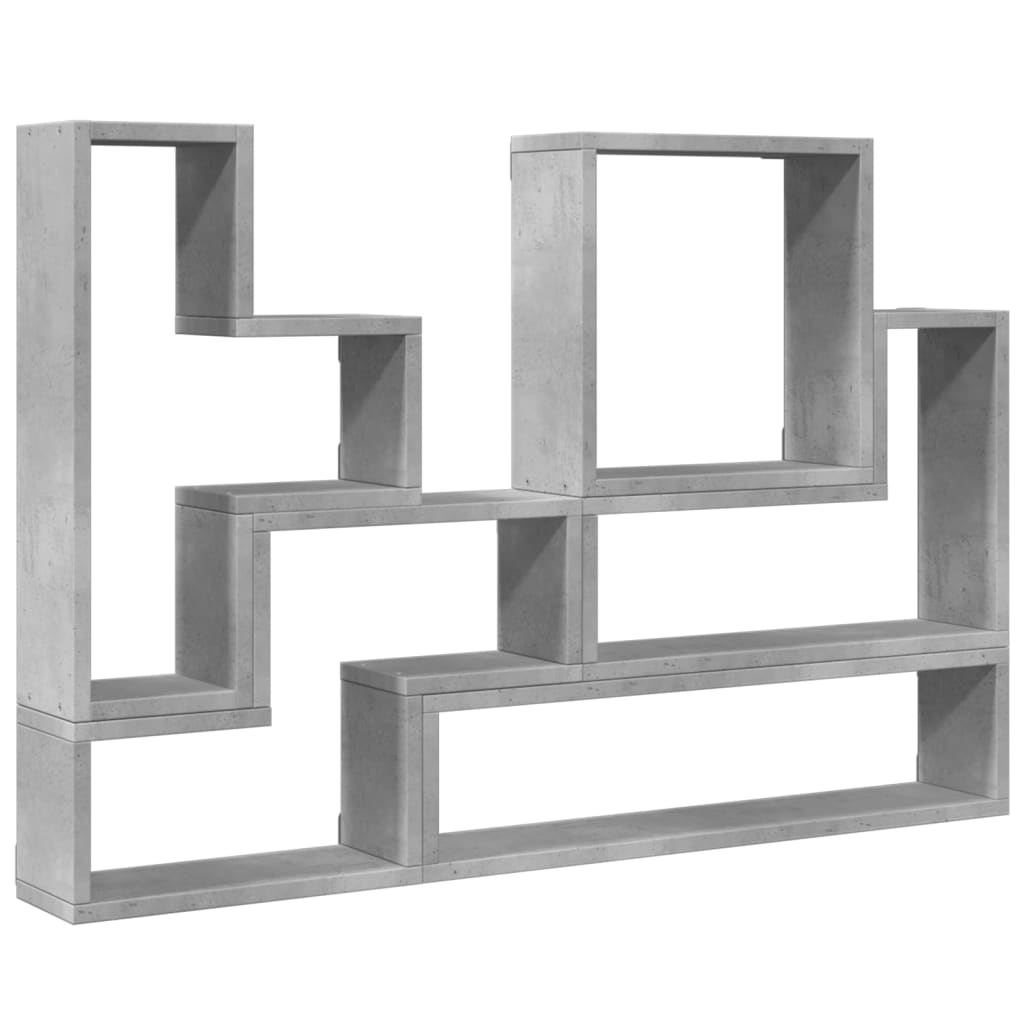 Mensola a Muro Grigio Sonoma 96x12x64 cm in Legno Multistrato | homemem39