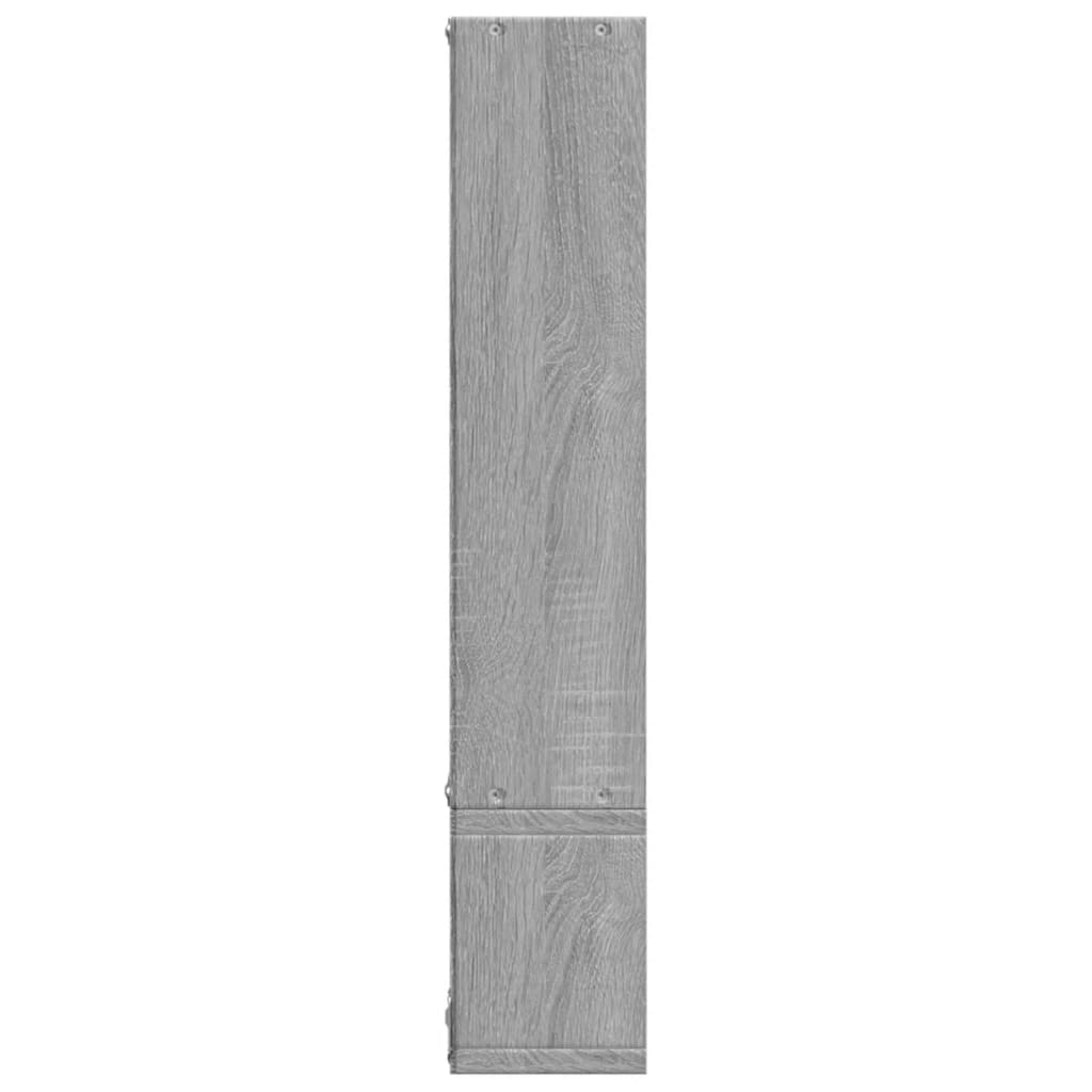 Mensola a Muro Grigio Sonoma 96x12x64 cm in Legno Multistrato
