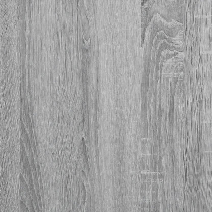 Mensola a Muro Grigio Sonoma 96x12x64 cm in Legno Multistrato