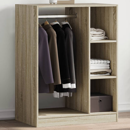 Sonoma Oak Wardrobe 77x48x102 cm in Plywood