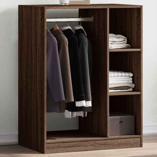 Sonoma Brown Wardrobe 77x48x102 cm in Plywood