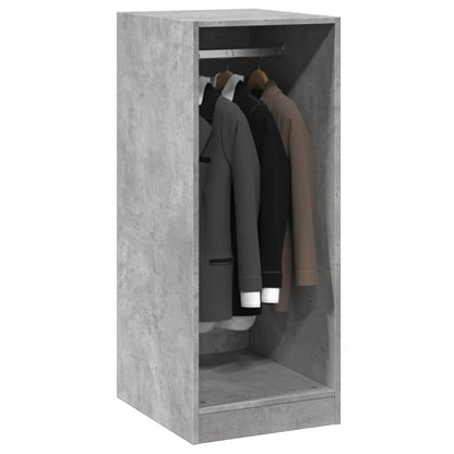 Armadio Grigio Cemento 48x41x102 cm in Legno Multistrato