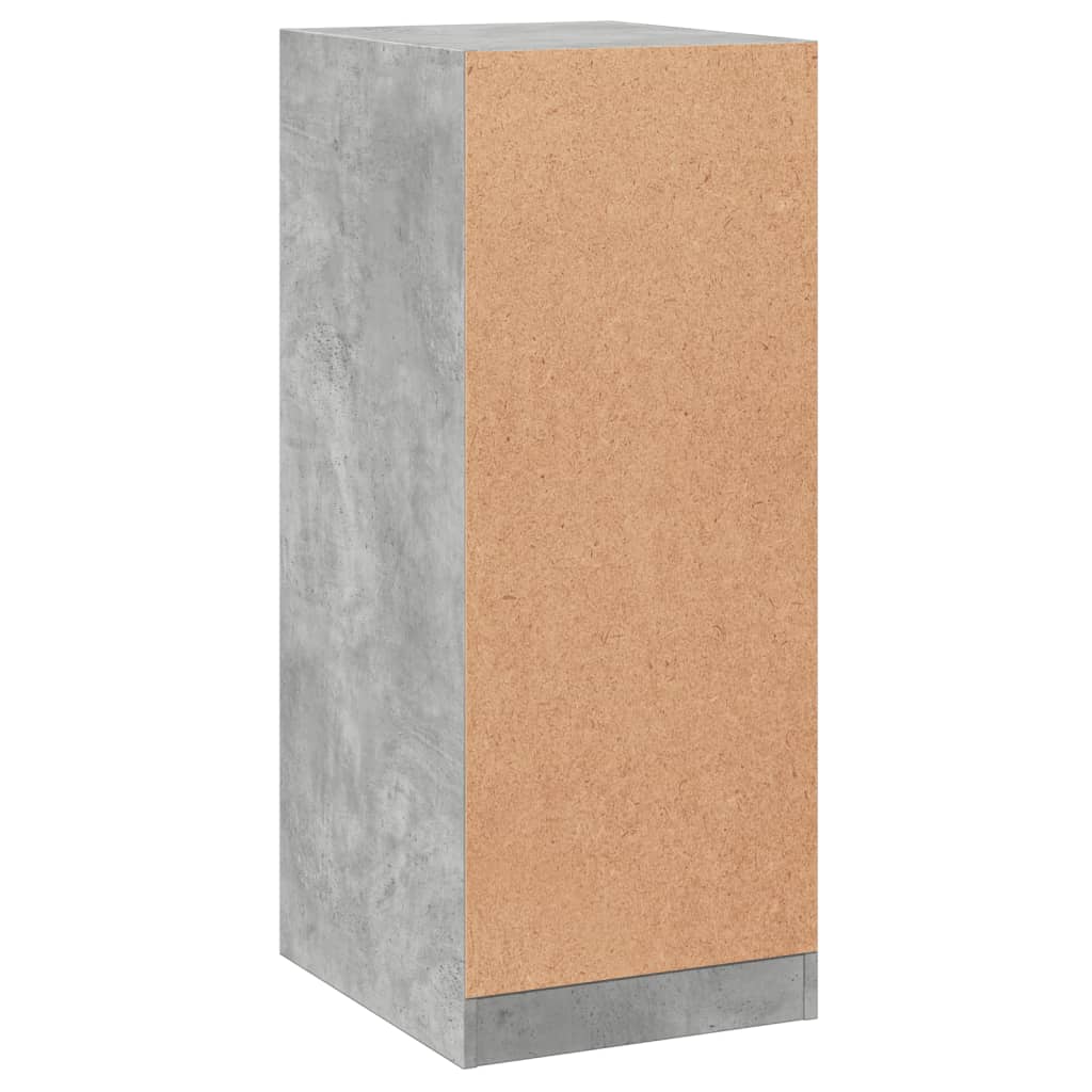 Armadio Grigio Cemento 48x41x102 cm in Legno Multistrato