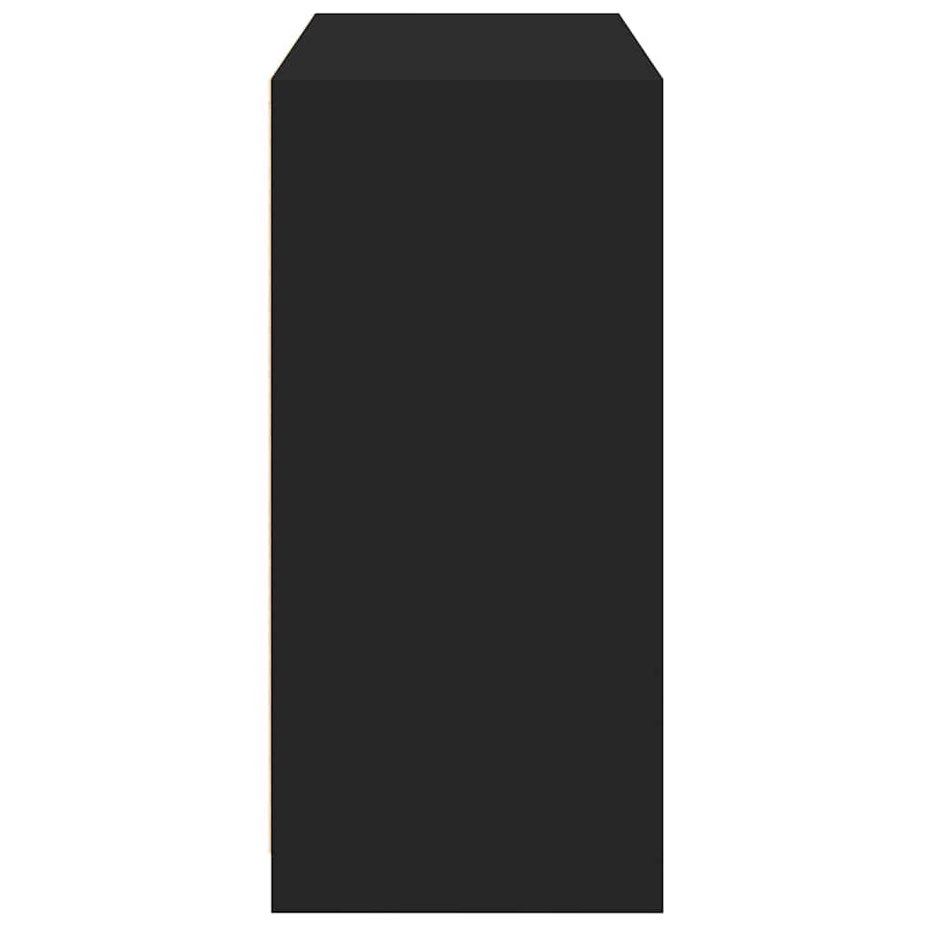 Armadio Nero 77x48x102 cm in Legno Multistrato