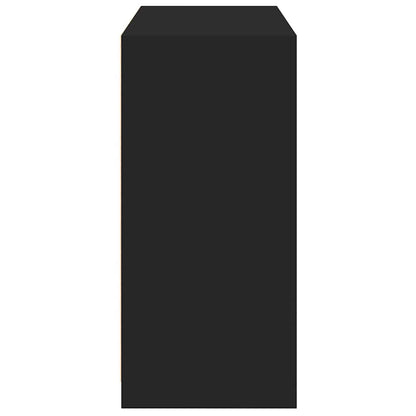 Armadio Nero 77x48x102 cm in Legno Multistrato