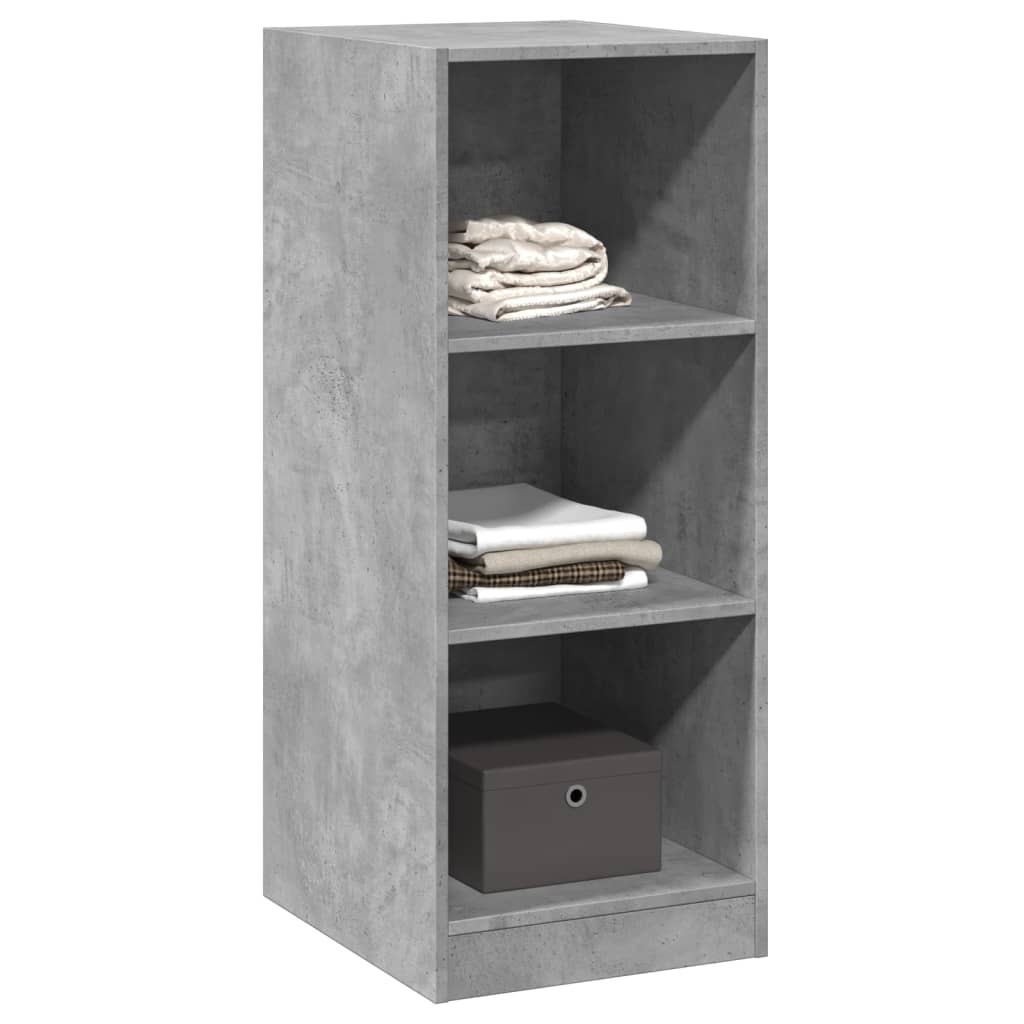 Armadio Grigio Cemento 48x41x102 cm in Legno Multistrato