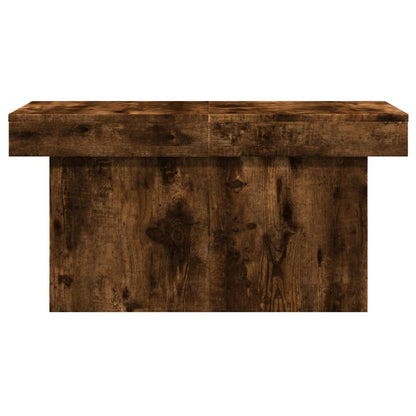 Tavolino da Salotto Rovere Fumo 80x55x40 cm Legno Multistrato | homemem39
