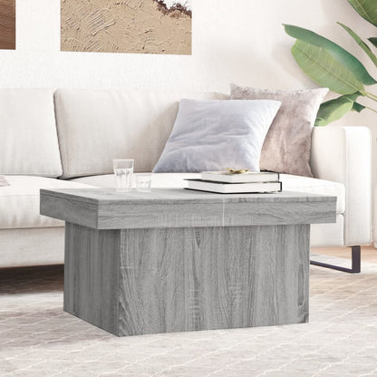 Tavolino da Salotto Grigio Sonoma 80x55x40 cm Legno Multistrato | homemem39