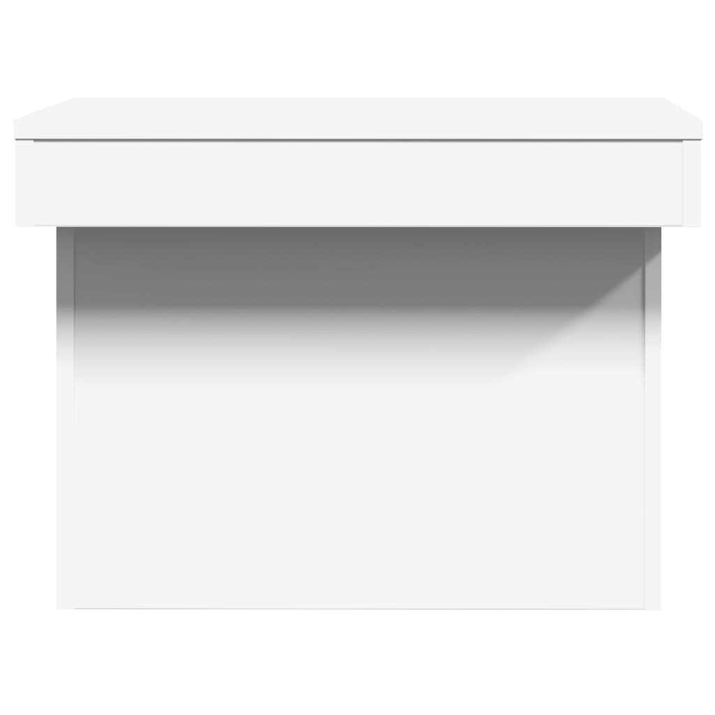 Tavolino da Salotto Bianco 100x55x40 cm in Legno Multistrato | homemem39