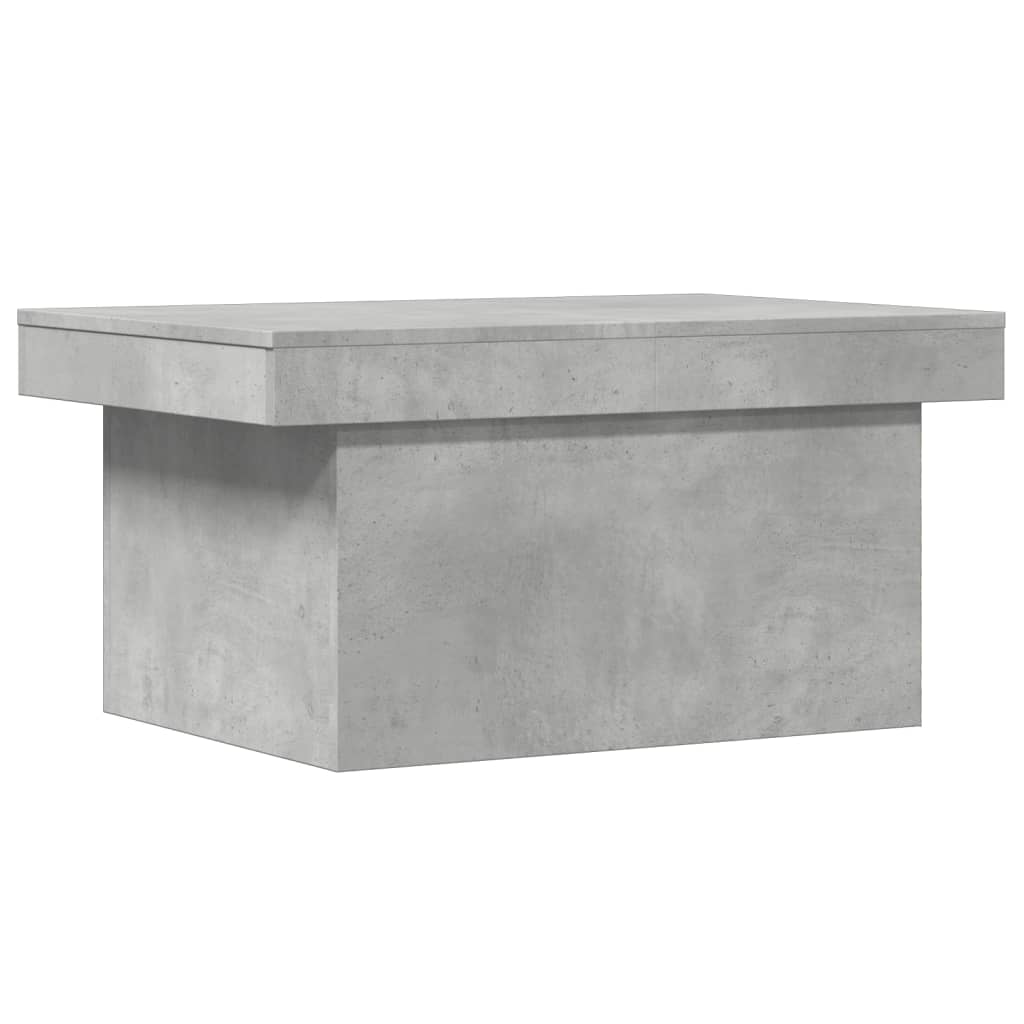 Tavolino Salotto Grigio Cemento 100x55x40 cm Legno Multistrato | homemem39