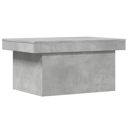 Tavolino Salotto Grigio Cemento 100x55x40 cm Legno Multistrato | homemem39