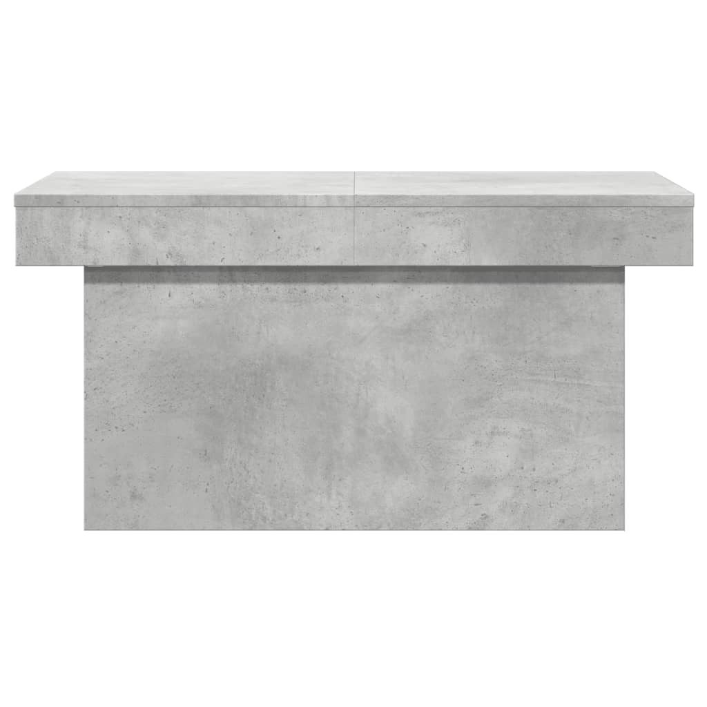 Tavolino Salotto Grigio Cemento 100x55x40 cm Legno Multistrato | homemem39