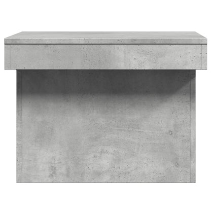 Tavolino Salotto Grigio Cemento 100x55x40 cm Legno Multistrato