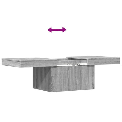 Tavolino da Salotto Grigio Sonoma 100x55x40cm Legno Multistrato