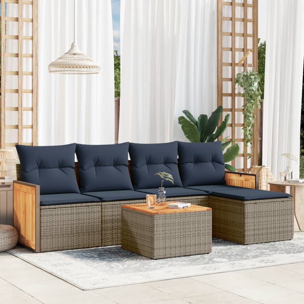Set Divani da Giardino con Cuscini