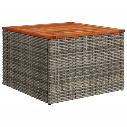 Set Divano da Giardino 9 pz con Cuscini Grigio in Polyrattan | homemem39