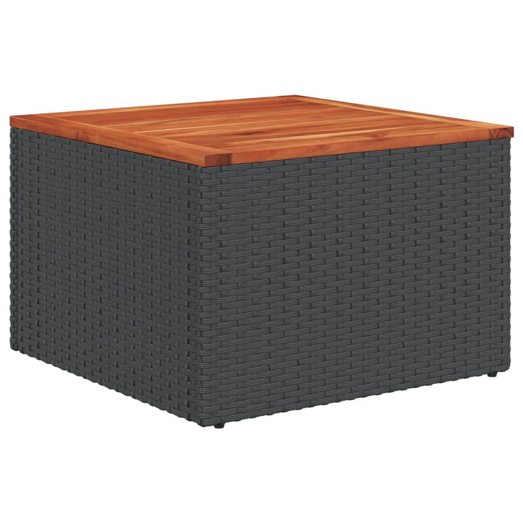 Set Divani da Giardino 13pz con Cuscini Nero in Polyrattan | homemem39