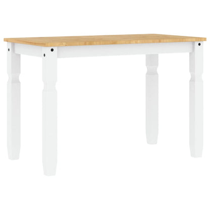 Tavolo da Pranzo Corona 112x60x75 cm in Legno Massello di Pino | homemem39