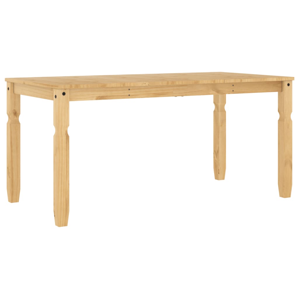 Tavolo da Pranzo Corona 160x80x75 cm in Legno Massello di Pino | homemem39