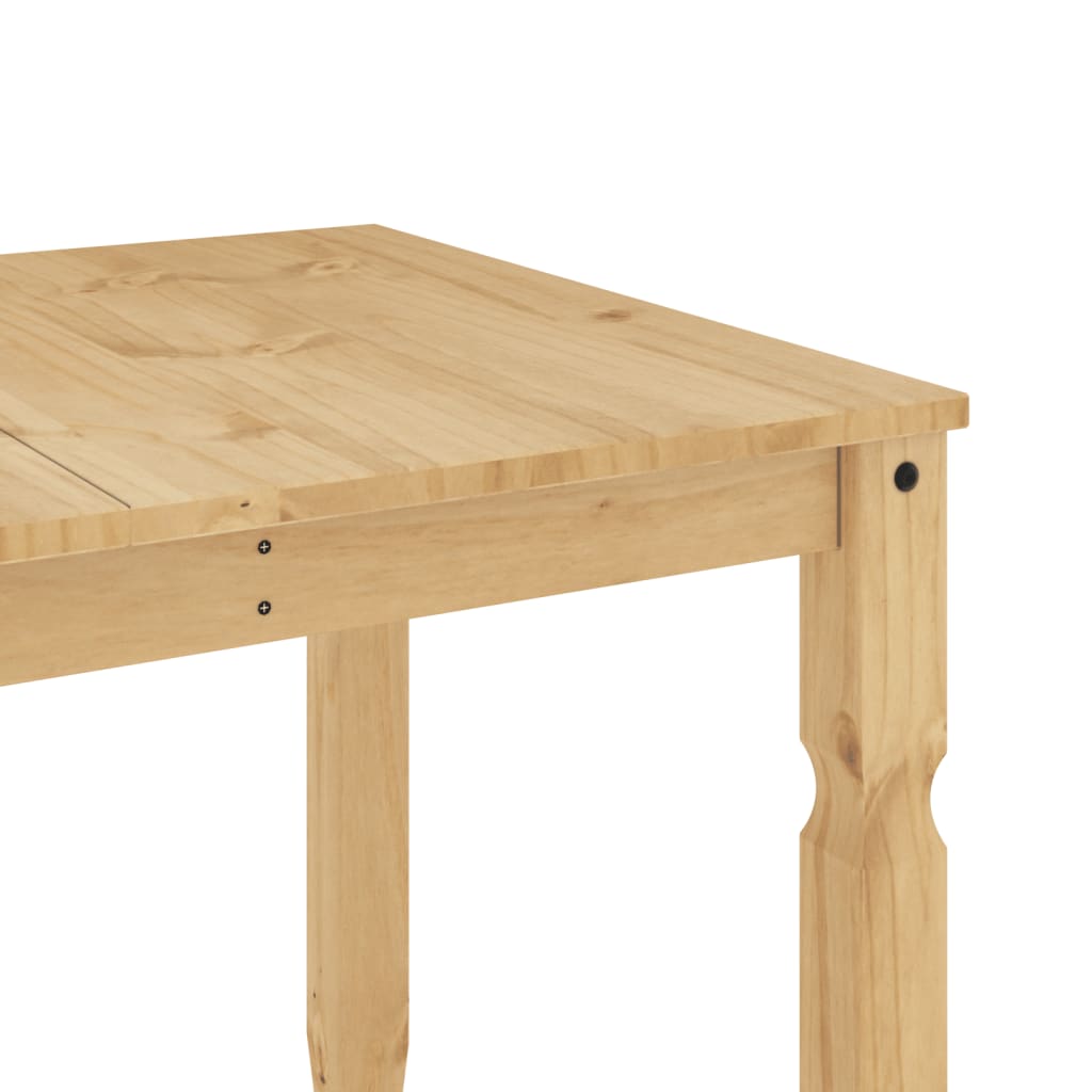 Tavolo da Pranzo Corona 160x80x75 cm in Legno Massello di Pino | homemem39