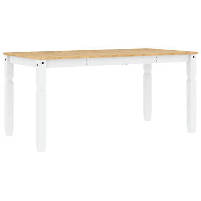 Tavolo da Pranzo Corona 160x80x75 cm in Legno Massello di Pino | homemem39
