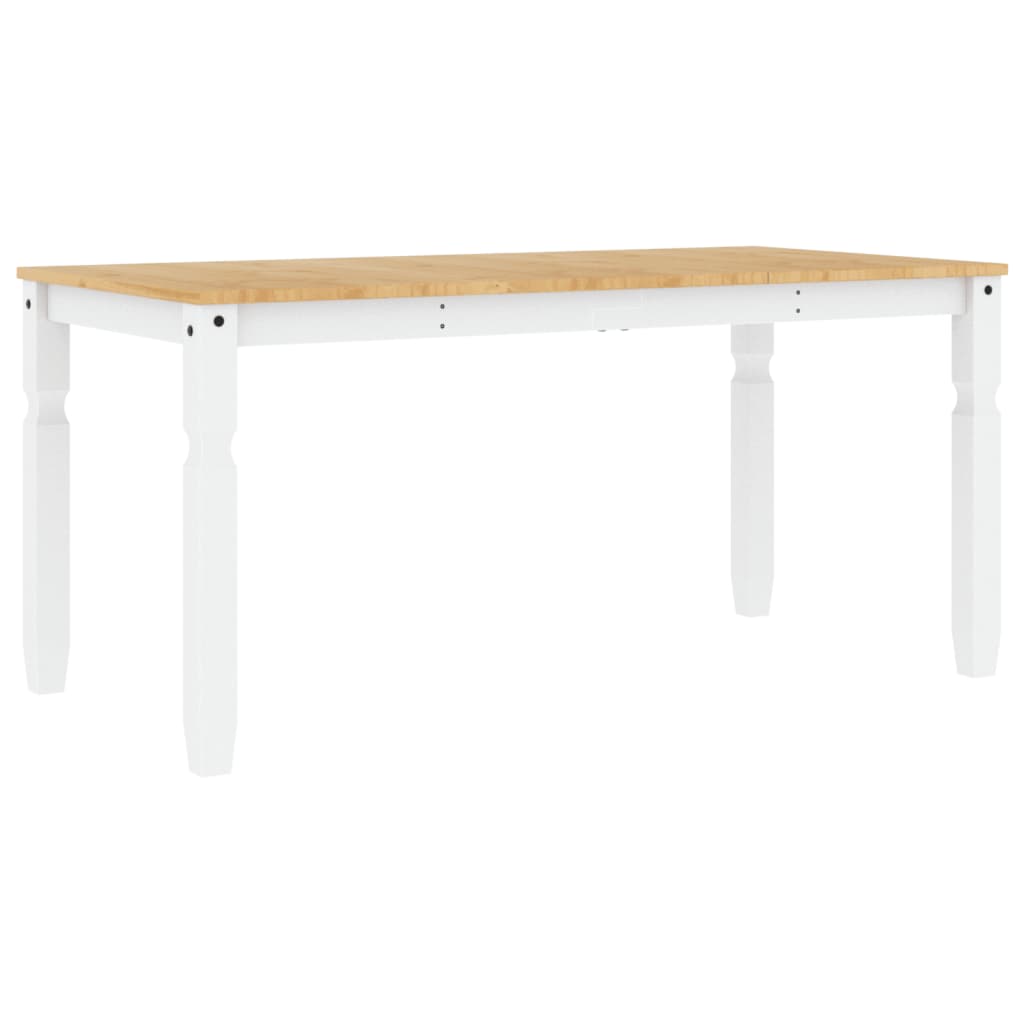 Tavolo da Pranzo Corona 160x80x75 cm in Legno Massello di Pino | homemem39