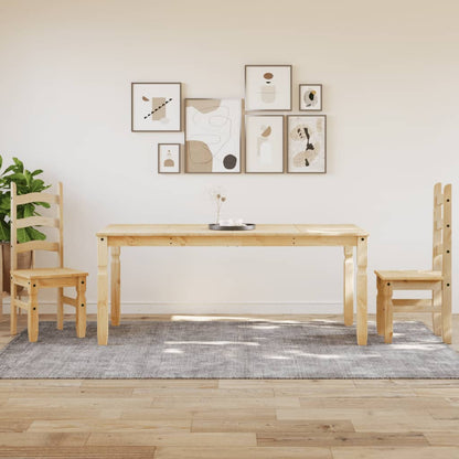 Tavolo da Pranzo Corona 180x90x75 cm in Legno Massello di Pino | homemem39
