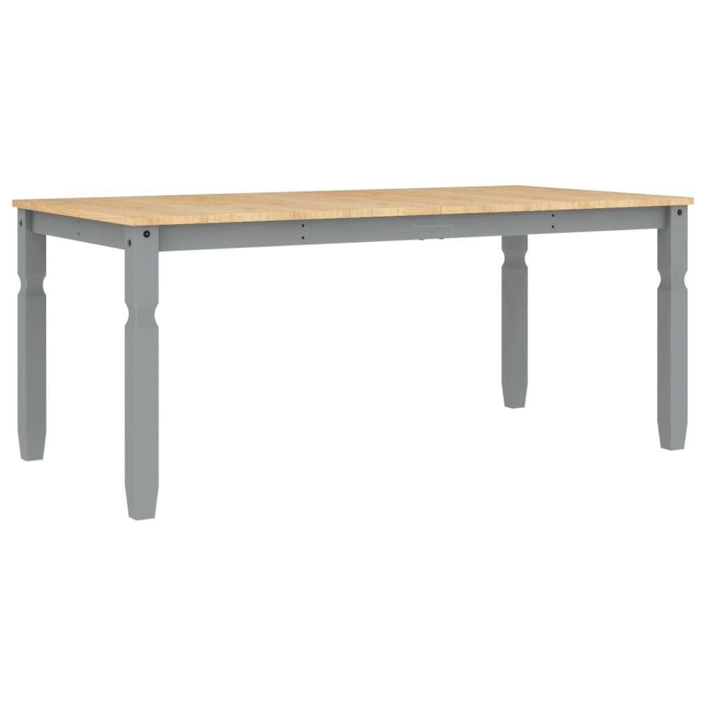 Tavolo da Pranzo Corona 180x90x75 cm in Legno Massello di Pino | homemem39