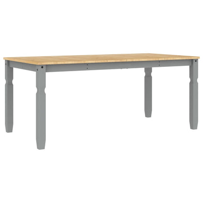 Tavolo da Pranzo Corona 180x90x75 cm in Legno Massello di Pino | homemem39