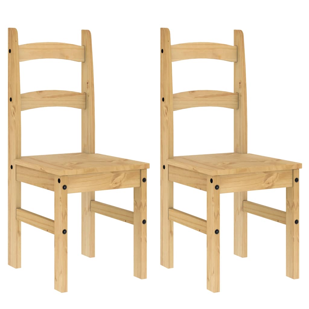 Sedie da Pranzo 2 pz 40x46x99 cm Legno Massello di Pino