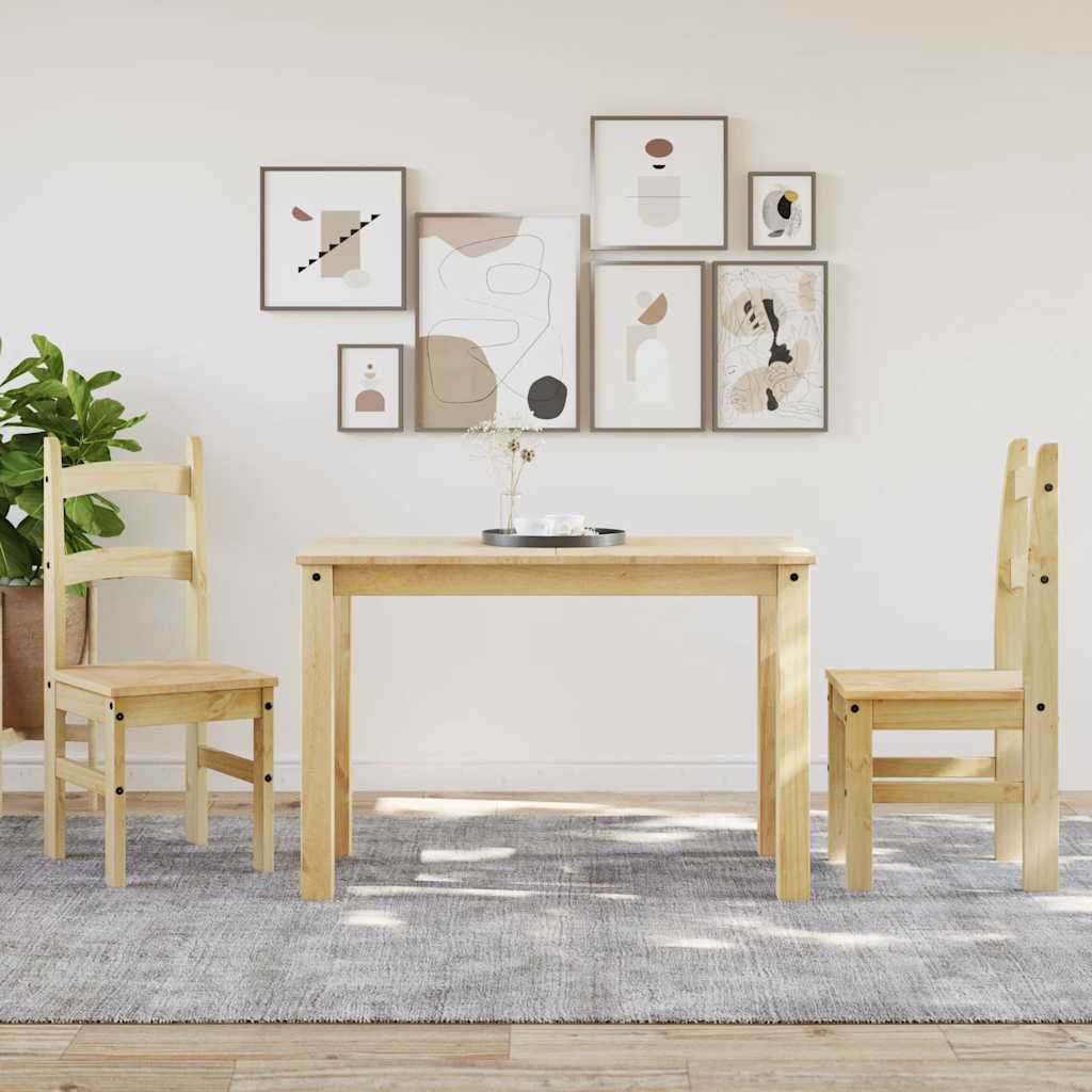 Sedie da Pranzo 2 pz 40x46x99 cm Legno Massello di Pino