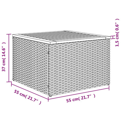 Set Divani da Giardino con Cuscini 8 pz Nero in Polyrattan | homemem39