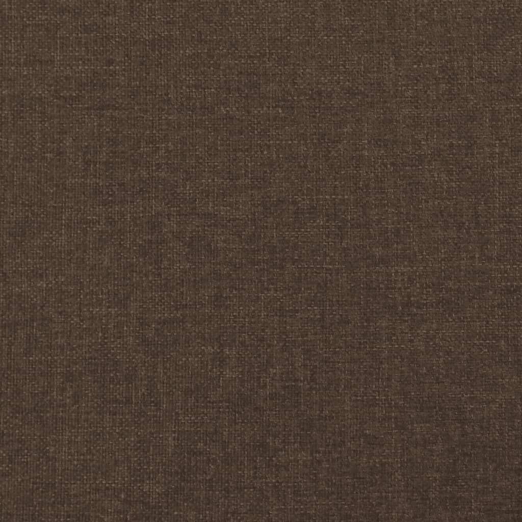 Materasso Molle Insacchettate Rigidità Media Marrone Scuro 120x190x20 Tessuto