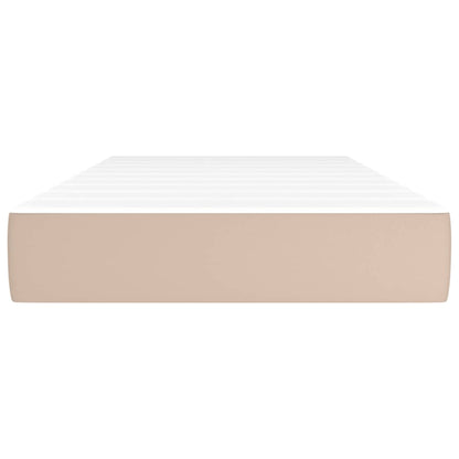Materasso a Molle Cappuccino 120x190x20 cm in Similpelle - homemem39