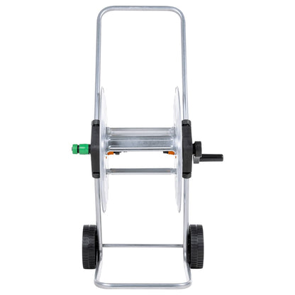 Carrello Avvolgitubo per Tubo Flessibile 60 m 1/2" in Acciaio
