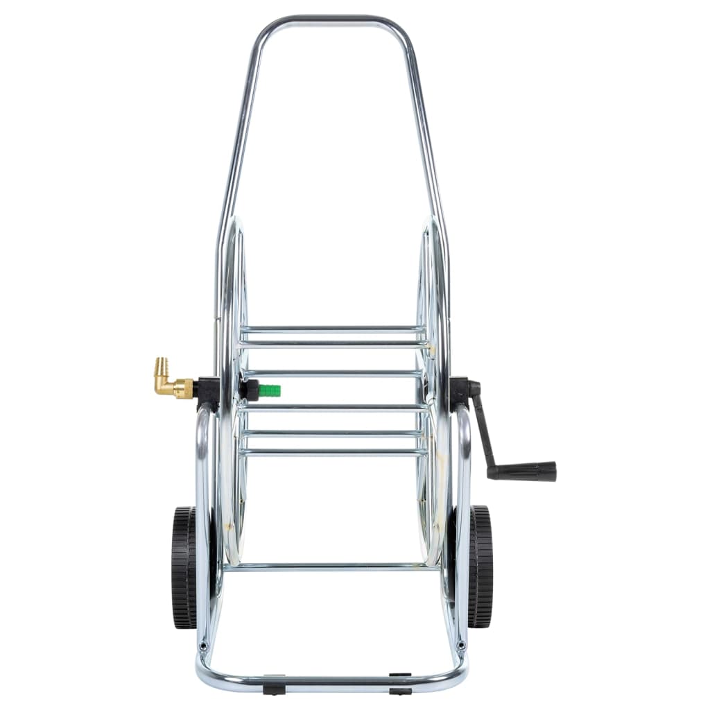 Carrello Avvolgitubo per Tubo Flessibile 80 m 3/4" in Acciaio