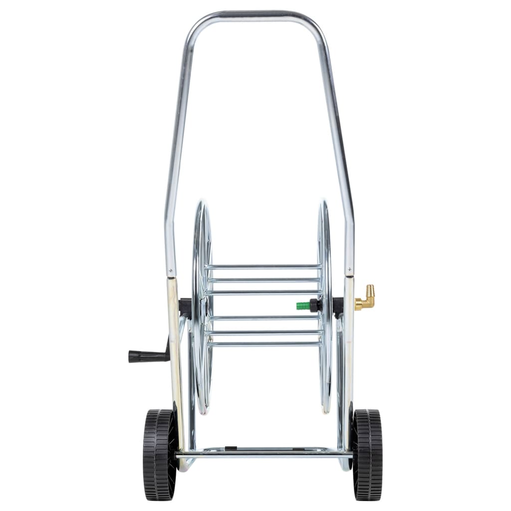 Carrello Avvolgitubo per Tubo Flessibile 80 m 3/4" in Acciaio