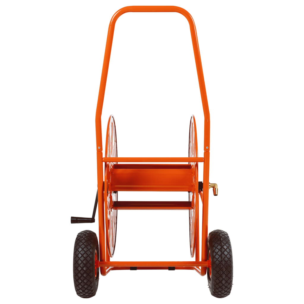 Carrello Avvolgitubo per Tubo Flessibile 140 m 3/4" in Acciaio