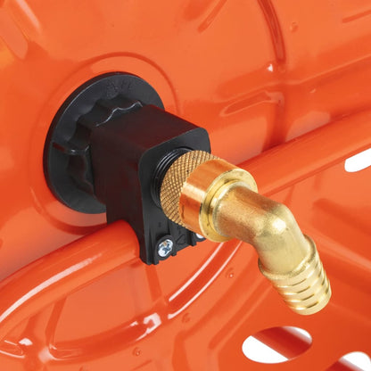 Carrello Avvolgitubo per Tubo Flessibile 140 m 3/4" in Acciaio