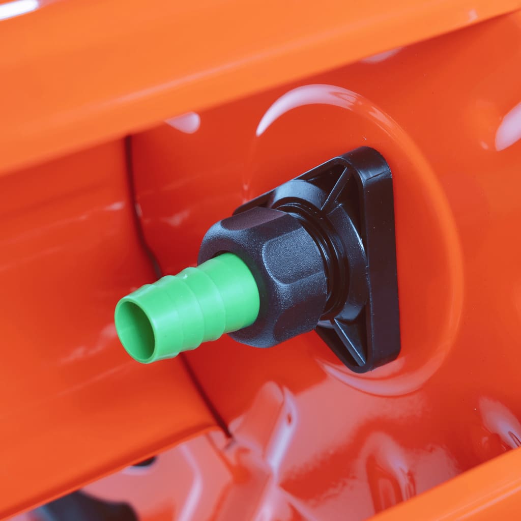 Carrello Avvolgitubo per Tubo Flessibile 140 m 3/4" in Acciaio