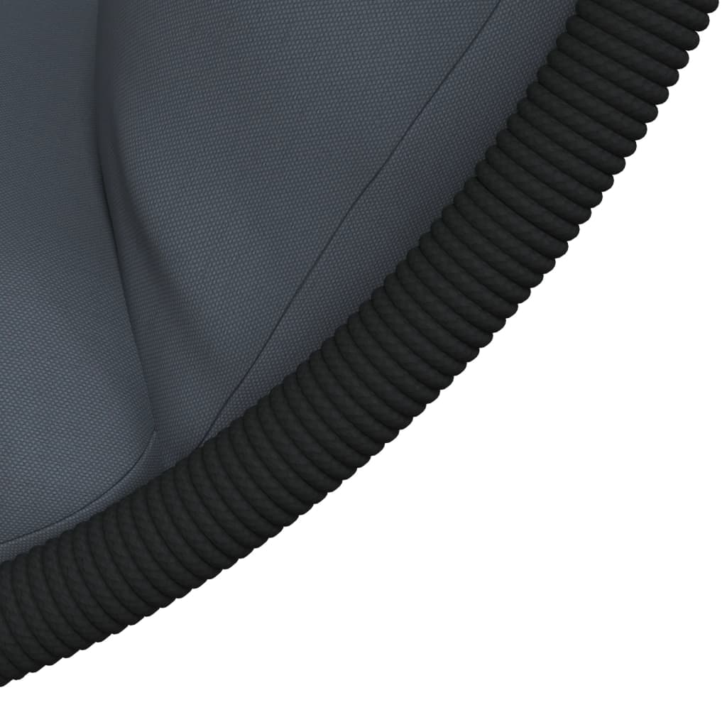 Sedia a Uovo Sospesa con Supporto Antracite Polyrattan/Acciaio | homemem39