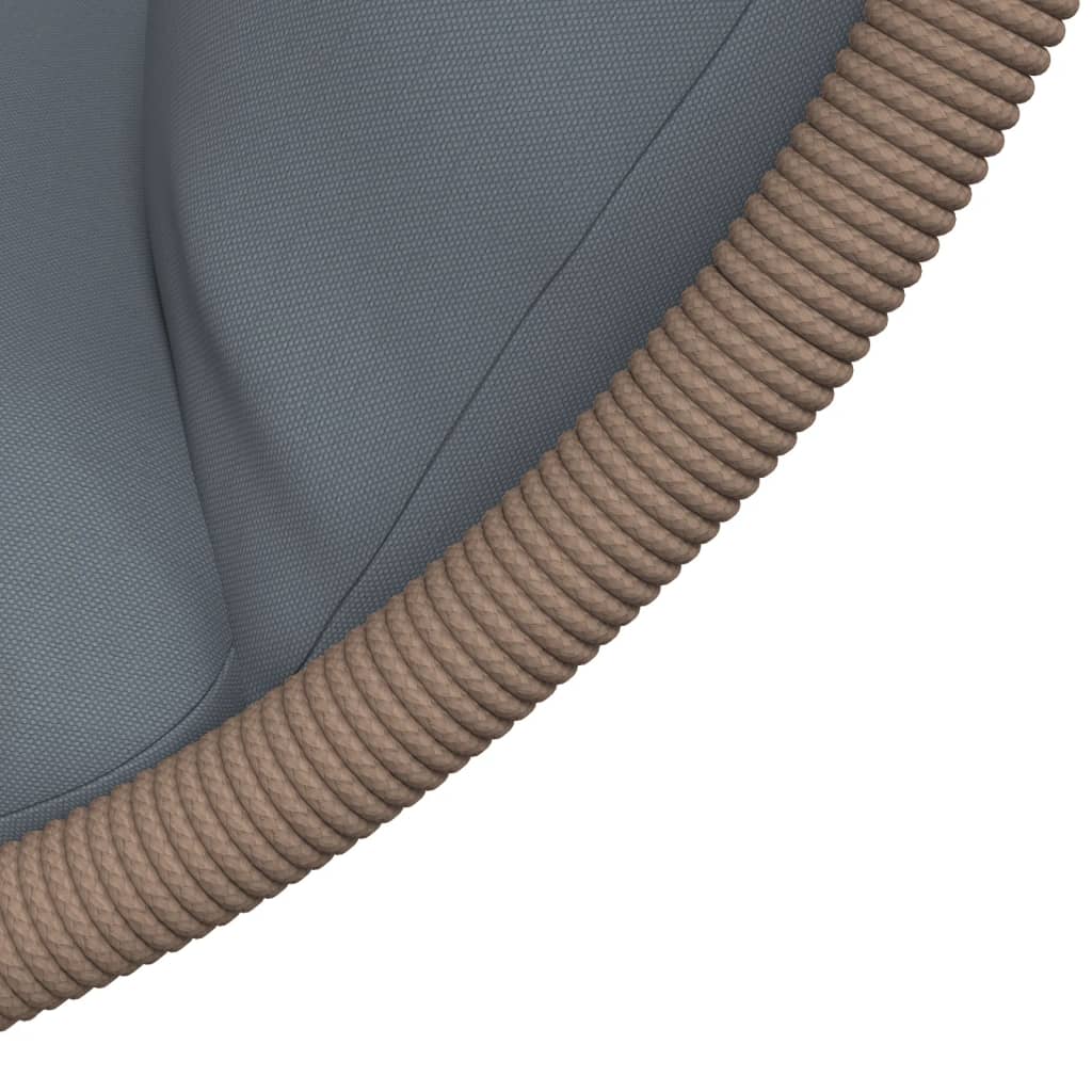 Sedia Uovo Sospesa e Supporto Grigio Chiaro Polyrattan/Acciaio - homemem39